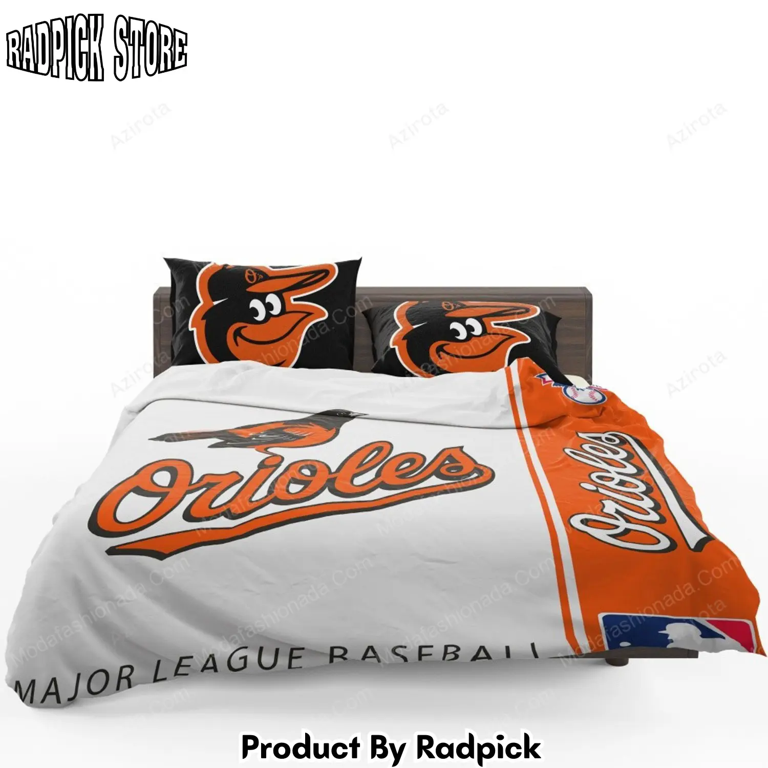Radpick baltimore orioles baseball american league sport 1 bedding set rp3278524